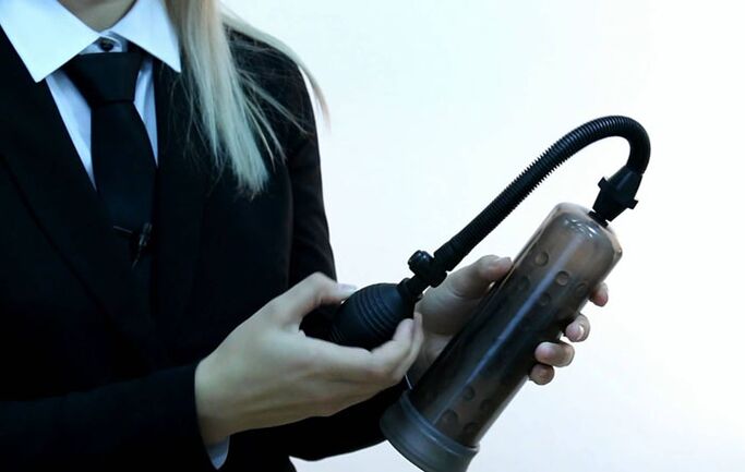 Bomba de vacío para agrandar el pene