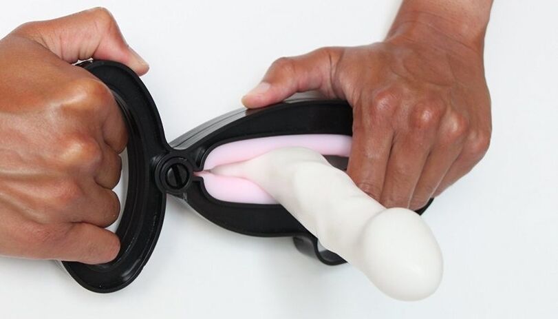 Dispositivo para ejercicios de agrandamiento del pene. 